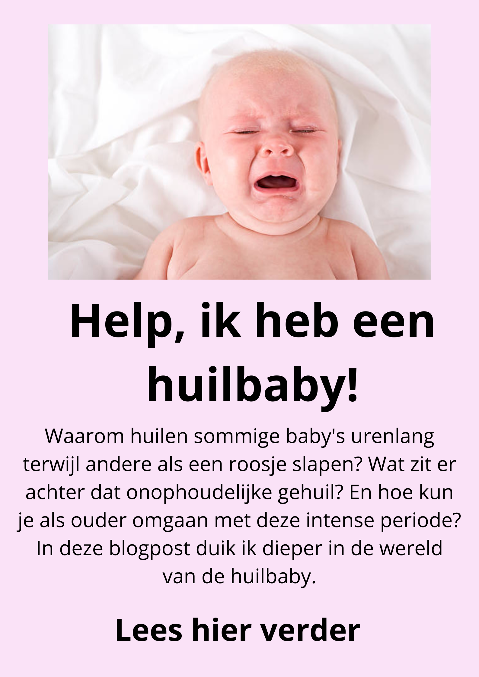 Help, ik heb een huilbaby